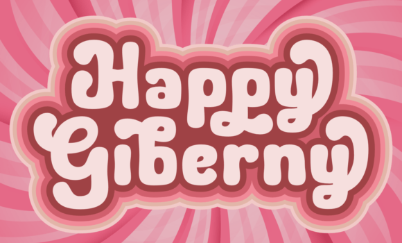 Happy Giberny Font - Featured Image