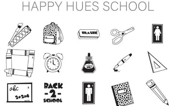 Happy Hues School Dingbats Font Fonts Free Download Happy Hues School Dingbats Font - Featured Image