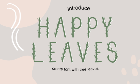 Happy Leaves Font Fonts Free Download Happy Leaves Font - Featured Image