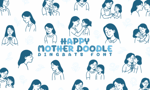 Happy Mother Doodle Font Fonts Free Download Happy Mother Doodle Font - Featured Image