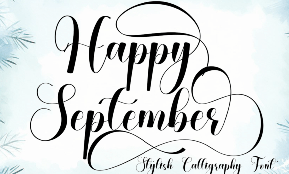Happy September Font - Featured Image