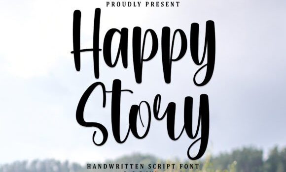 Happy Story Font - Featured Image