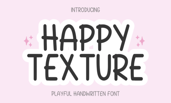 Happy Texture Font - Featured Image