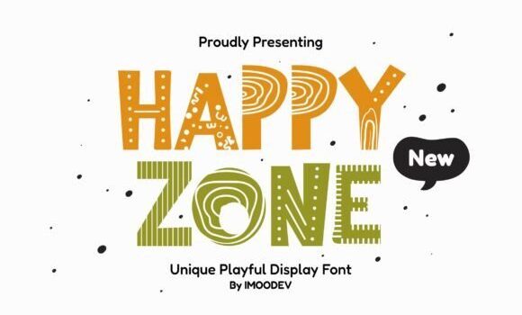 Happy Zone Font - Featured Image