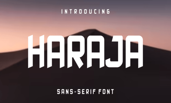 Haraja Font - Featured Image
