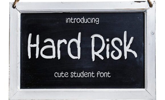 Hard Risk Font Fonts Free Download Hard Risk Font - Featured Image