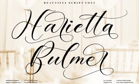 Harietta Bulmer Font Fonts Free Download Harietta Bulmer Font - Featured Image