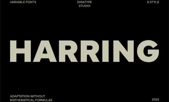 Harring Family Font - Featured Image
