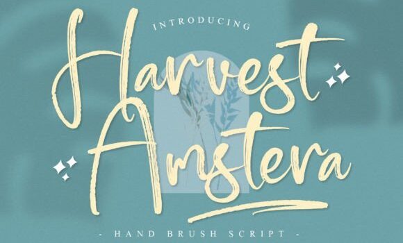 Harvest Amstera Font Fonts Free Download Harvest Amstera Font - Featured Image