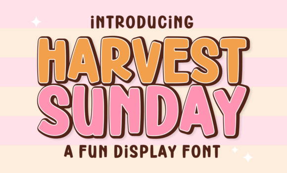 Harvest Sunday Font - Featured Image