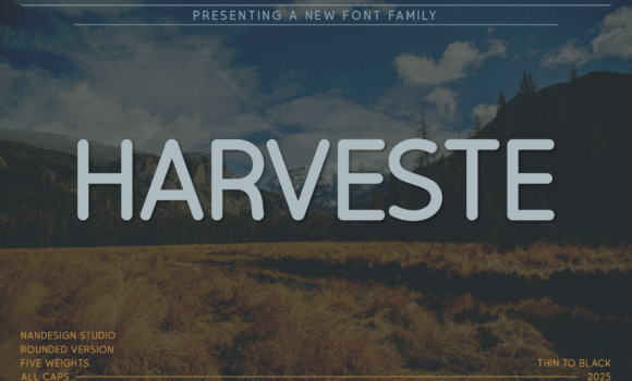 Harveste Rounded Font - Featured Image