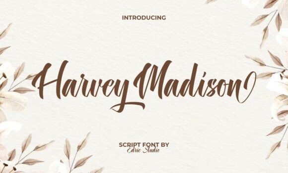 Harvey Madison Font - Featured Image