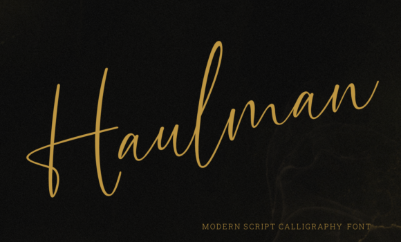 Haulman Font - Featured Image