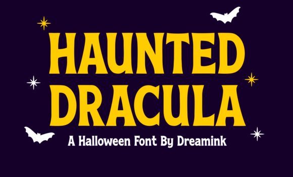 Haunted Dracula Font - Featured Image