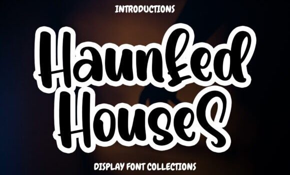 Haunted Houses Font - Featured Image