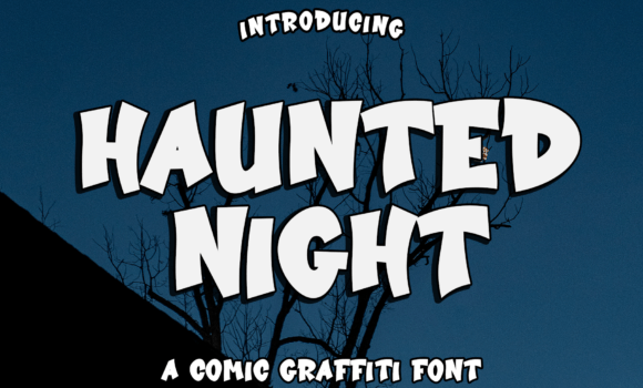Haunted Night Font - Featured Image
