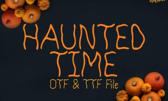 Haunted Time Font - Featured Image