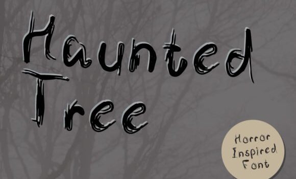 Haunted Tree Font - Featured Image
