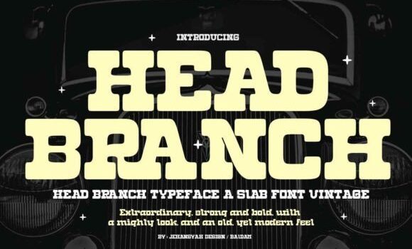 Head Branch Font - Featured Image