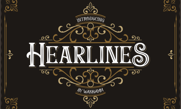 Hearlines Font Fonts Free Download Hearlines Font - Featured Image