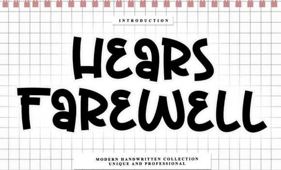 Hears Farewell Font - Featured Image