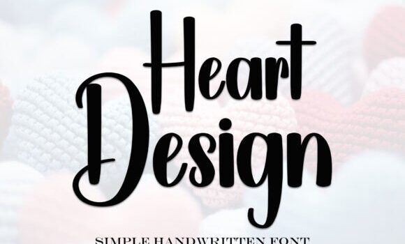 Heart Design Font - Featured Image
