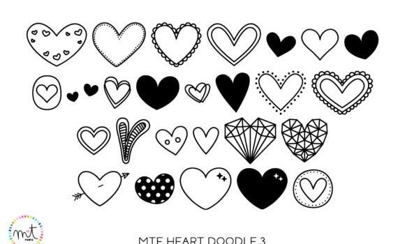Heart Doodle 3 Font Fonts Free Download Heart Doodle 3 Font - Featured Image