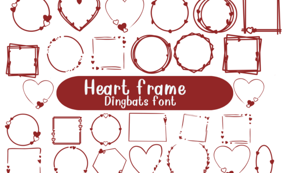 Heart Frame Font - Featured Image