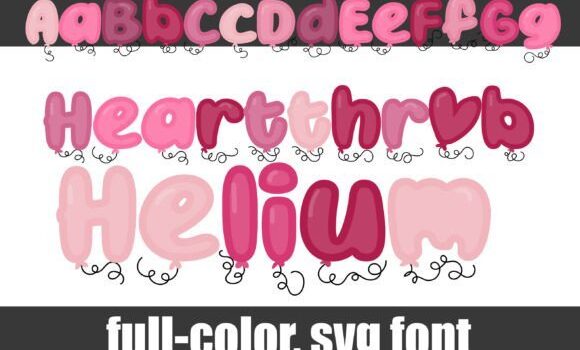 Heartthrob Helium Font - Featured Image