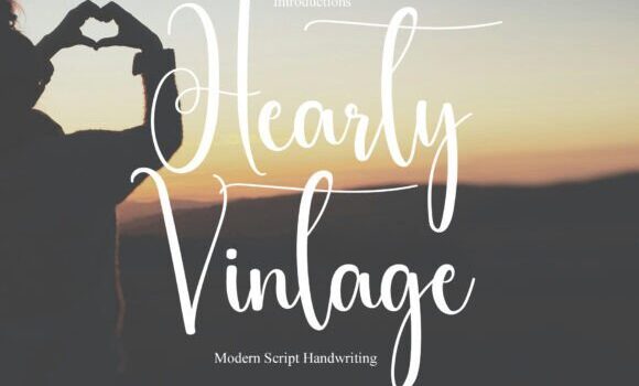 Hearty Vintage Font - Featured Image