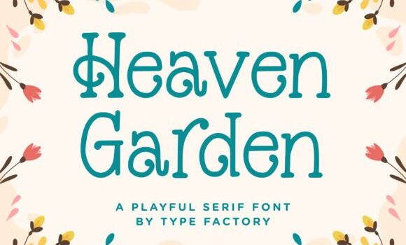 Heaven Garden Font - Featured Image