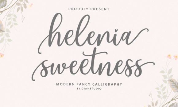 Helenia Sweetness Font - Featured Image