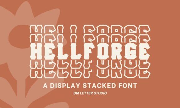Hell Forge Stacked Font Fonts Free Download Hell Forge Stacked Font - Featured Image