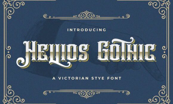 Hellios Gothic Font - Featured Image