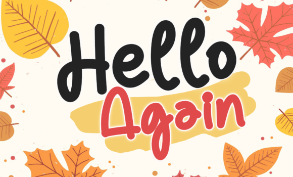 Hello Again Font - Featured Image
