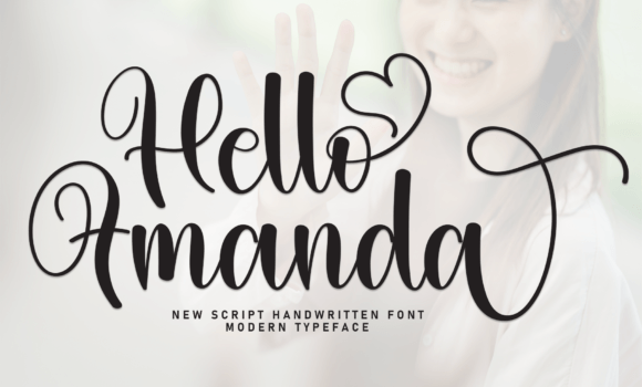 Hello Amanda Font Fonts Free Download Hello Amanda Font - Featured Image