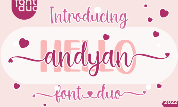 Hello Andyan Duo Font - Featured Image