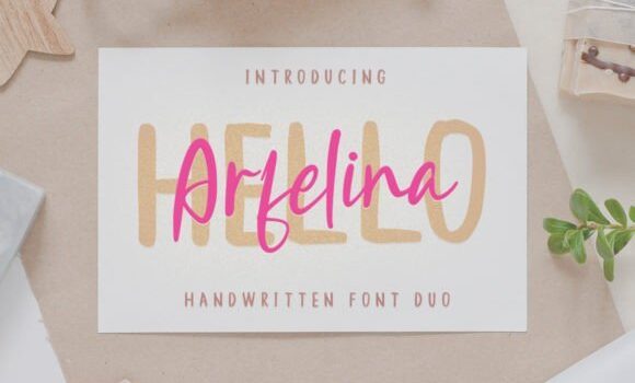 Hello Arfelina Font Fonts Free Download Hello Arfelina Font - Featured Image