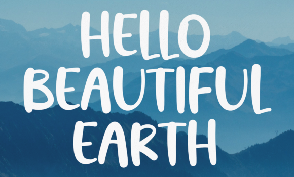 Hello Beautiful Earth Font - Featured Image