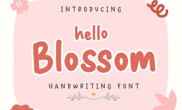 Hello Blossom Font Fonts Free Download Hello Blossom Font - Featured Image