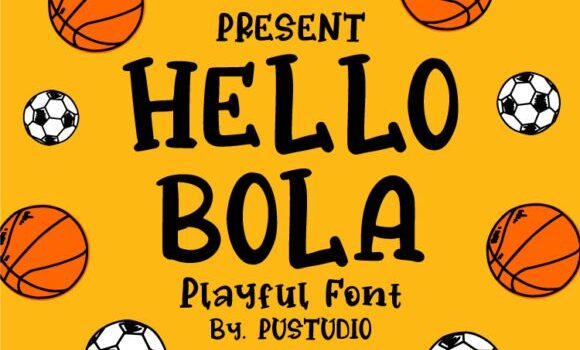 Hello Bola Font - Featured Image