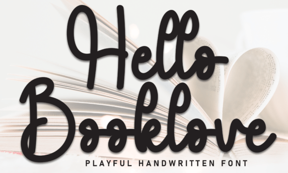 Hello Booklove Font - Featured Image