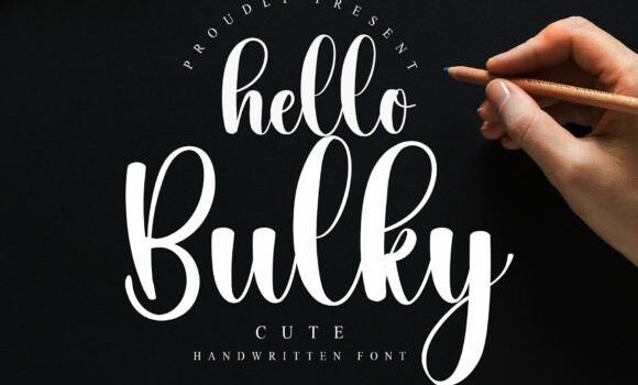 Hello Bulky Font Fonts Free Download Hello Bulky Font - Featured Image