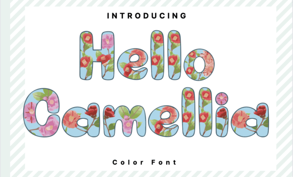 Hello Camellia Font - Featured Image