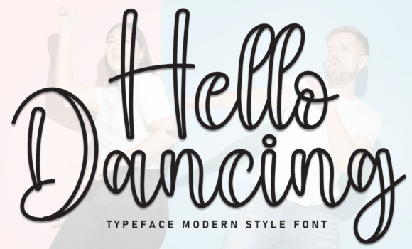 Hello Dancing Font - Featured Image