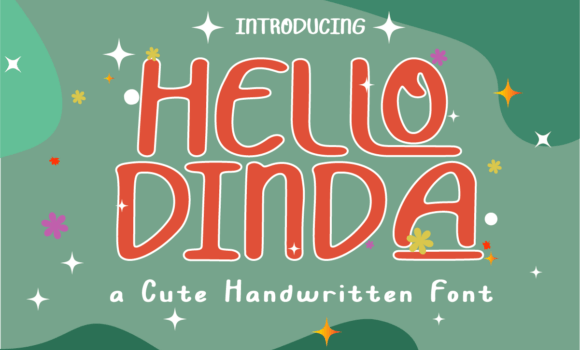 Hello Dinda Font - Featured Image