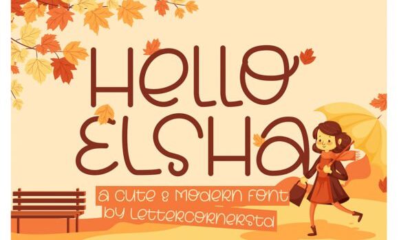 Hello Elsha Font - Featured Image