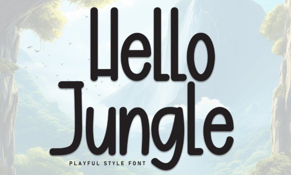 Hello Jungle Font Fonts Free Download Hello Jungle Font - Featured Image