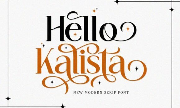 Hello Kalista Font - Featured Image