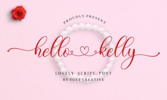 Hello Kelly Font - Featured Image